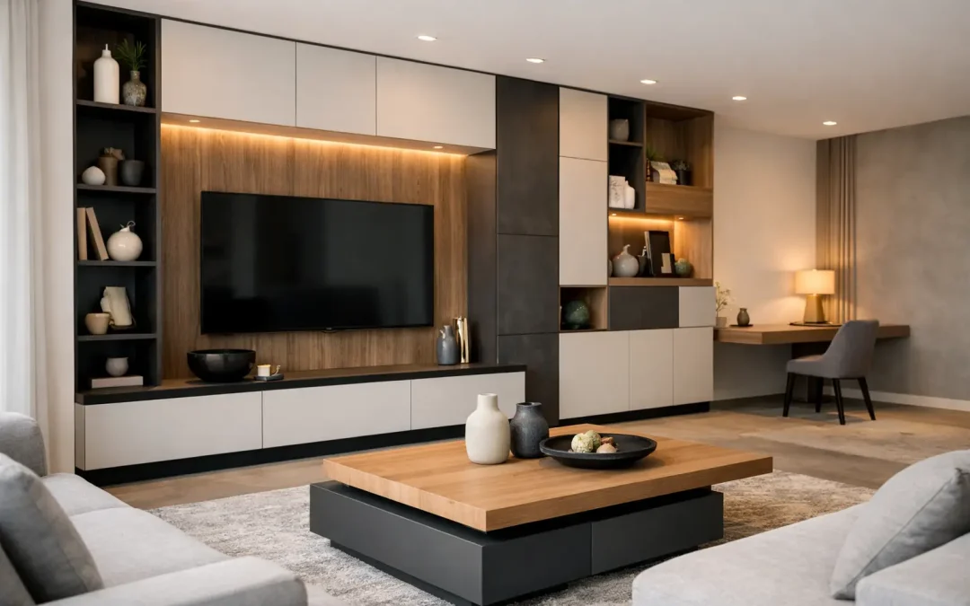Mobilier living la comandă modern: ce alegi